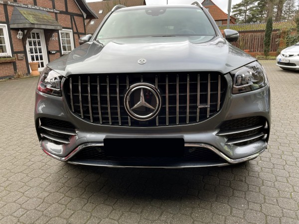 Grille Panamericana Style silver for Mercedes GLS X167