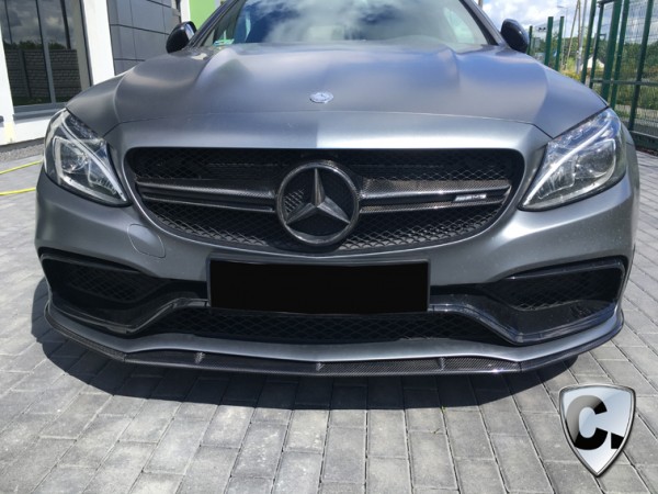 Front Lip Edition 1 Carbon for the C63 AMG Coupe and Cabrio