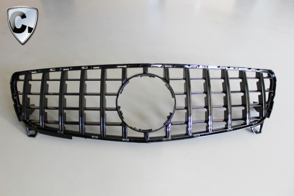 Panamericana Style Grille black for the Mercedes A-Class W176 Facelift