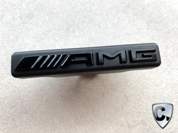 Schwarzes AMG-Logo für Panamericana Kühlergrill Mercedes Benz