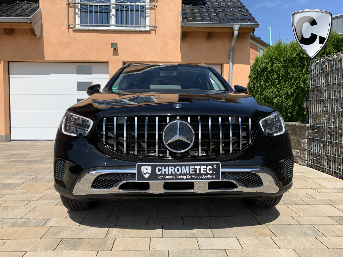 Kühlergrill Panamericana Style silber GLC Facelift SUV und Coupe Serie