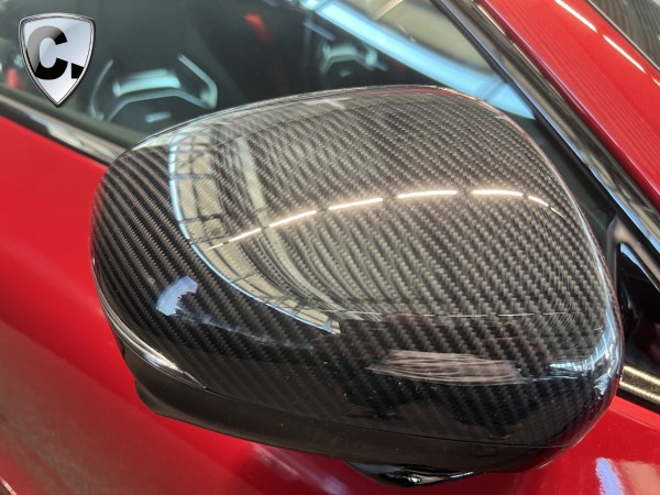 Carbon Side Mirror Covers for Mercedes SL Roadster R232
