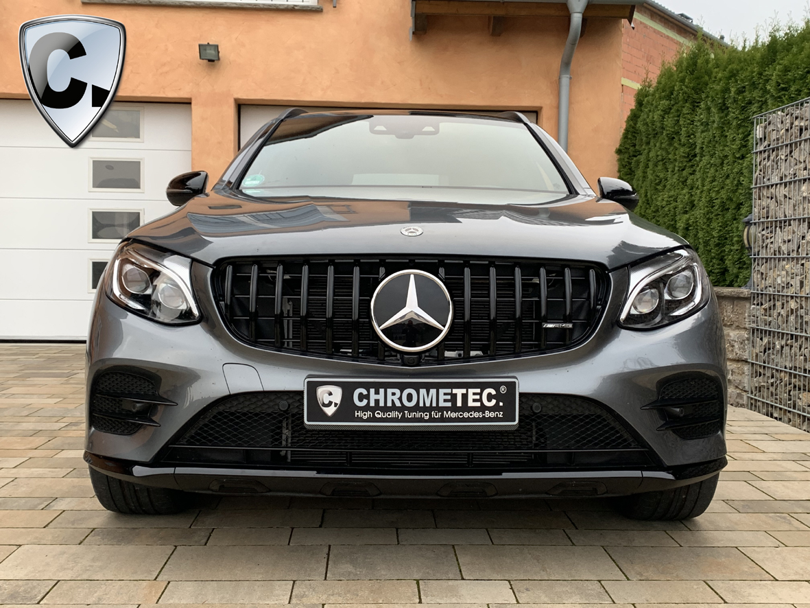 Mercedes 204 X Glc Mercedes GLC SUV and Coupe Tuning with a Panamericana Style Grill from  Chrometec | CHROMETEC.