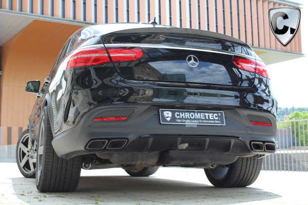 Rear Upgrade to AMG GLE 63 black for Mercedes GLE Coupe