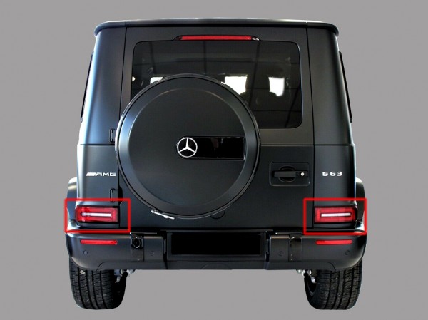 Darkened taillights kit G63 AMG for the new Mercedes G-Class W463 from 2018