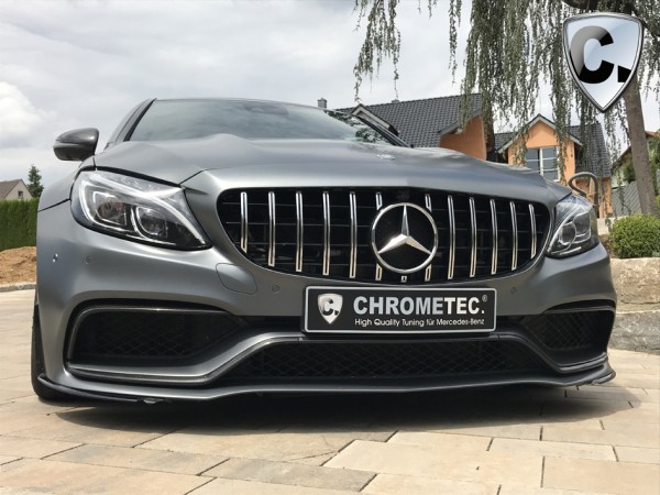 Grille Panamericana Style for Mercedes C-Class C63 Pre-Facelift Coupe and Convertible