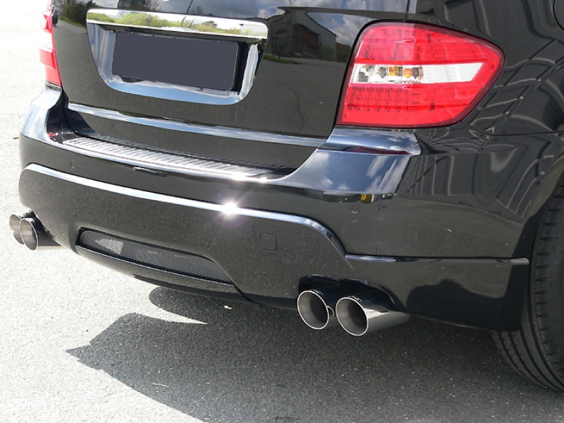 Mercedes ML W164 Tuning with Sport Mufflers from Chrometec.