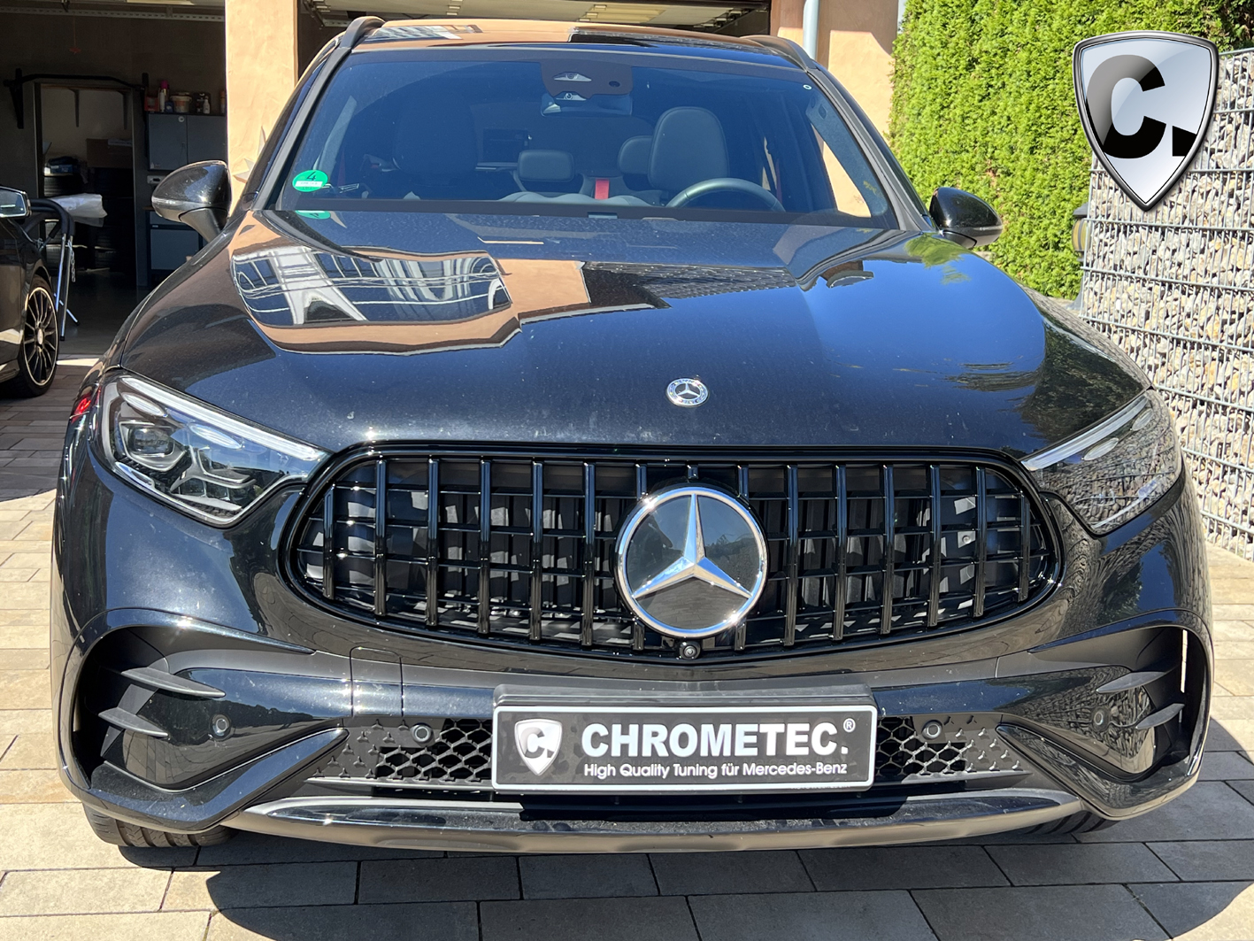 GRILL COMPATIBLE WITH MERCEDES-BENZ X253 C253 GLC - GLC COUPE WITHOUT AMG  LINE PACKAGE CHROME 2020