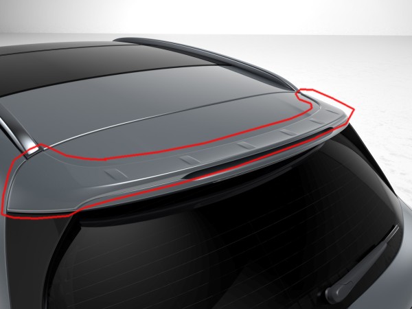 Roof spoiler Mercedes accessories for GLC SUV X254