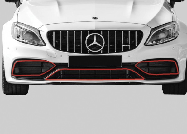 Front Air Intake Update to C63 AMG Facelift Coupe and Cabrio