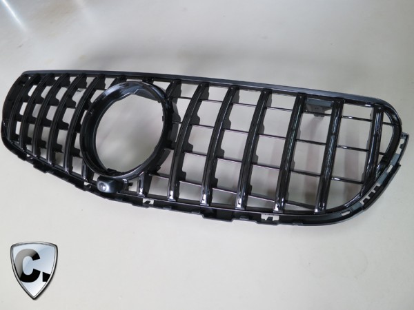 Grille Panamericana Style black for Mercedes C-Class W204 without Star