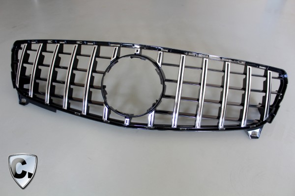 Panamericana Style Grille silver for the Mercedes A-Class W176 Pre-Facelift